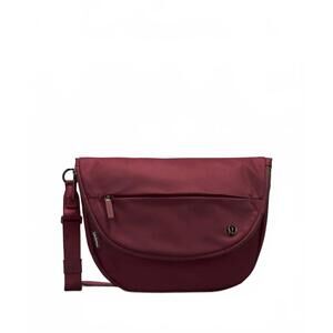NEW LULULEMON women's all night festival crossbody micro bag in wine berry